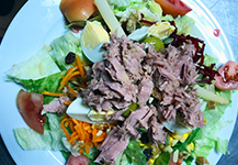 Cafetería Ámsterdam - Ensalada - Almería - Adra Kmcero