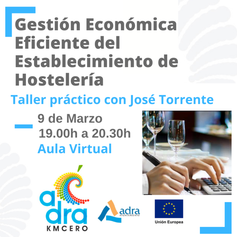 Taller 1 Gestión económica eficiente del establecimiento de hostelería