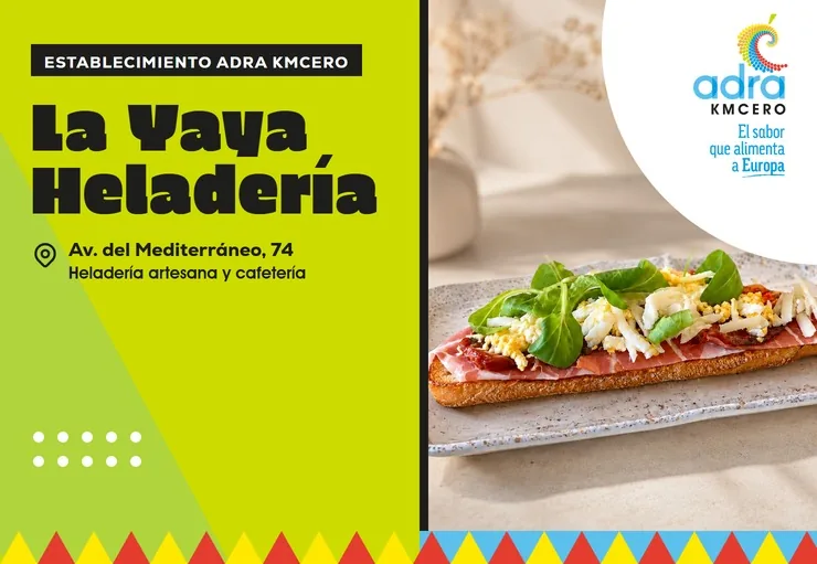 La Yaya Heladería Adra, establecimiento Adra KMCERO
